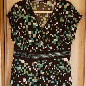 Apt.9 XL very stretchy knee length dress